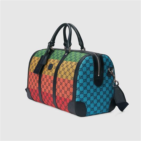 gucci multicolor duffle bag|genuine Gucci duffle bags.